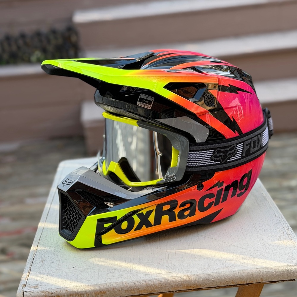 Dirt bike helmet hat cap kid size